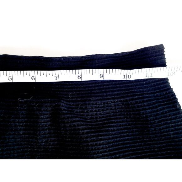 BCBGeneration Bondage Ribbed Wide Mesh Hem Stretch Pencil Midi Skirt M/L NWT $58 - Picture 6 of 10